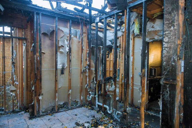 Professional Fire Board Up technician working in Ridley Park, PA